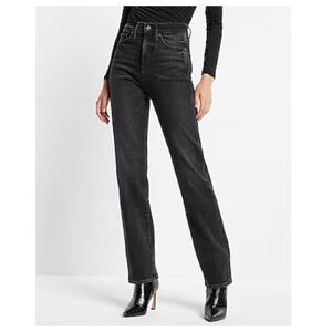 Express Straight Leg Black Jeans
